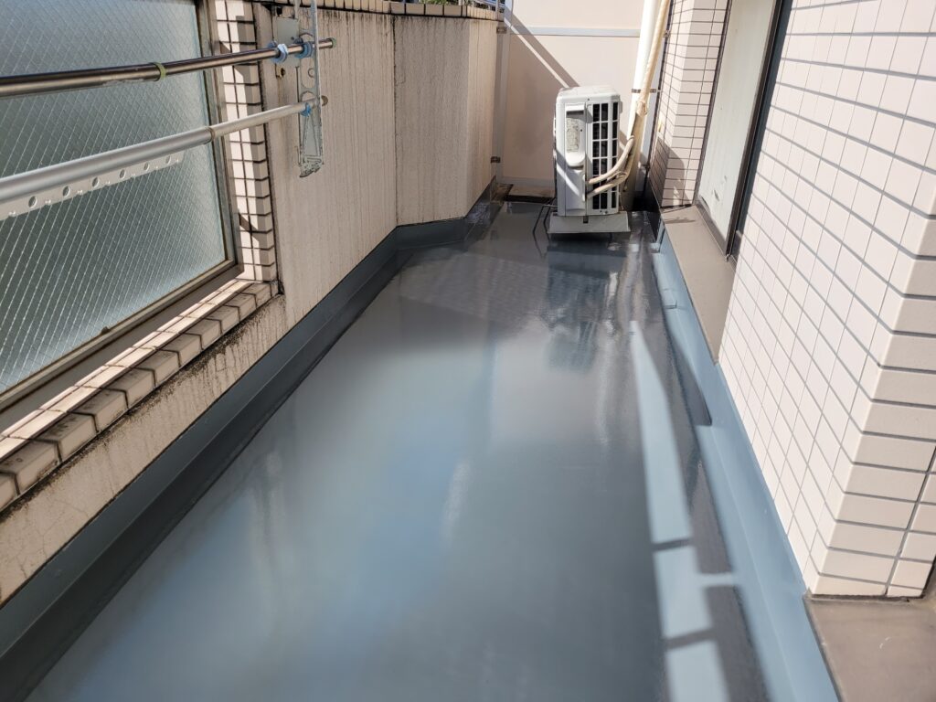 ウレタン防水 施工後